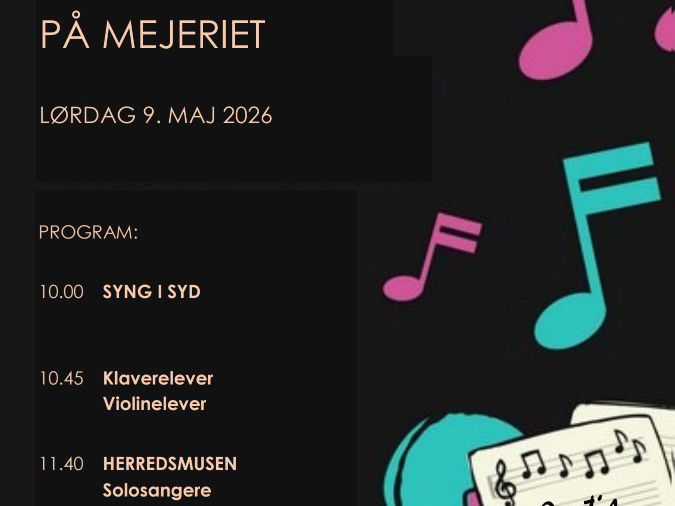 Illustration af plakat om Forårsmusikdagen 2026